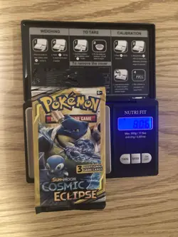 Pokemon Cosmic Eclipse 3 Card Booster Packs - Lot of 8 Packs - HEAVY up to 8.06g - Image 4