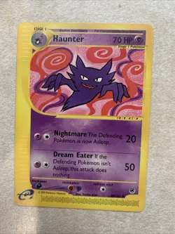 Pokemon TCG Haunter 80/165 Regular Uncommon Nonholo Expedition E-reader - Image 1