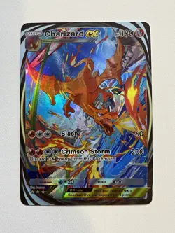 Charizard Ex Pokemon TCG Pocket Secret Illustration Art Rare Custom Made Card - Image 1