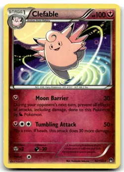 Clefable 82/122 XY - BREAKpoint Rare Normal Pokemon TCG HP - Image 1