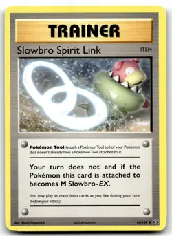 Slowbro Spirit Link 86/108 XY - Evolutions Uncommon Normal Pokemon TCG LP - Image 1