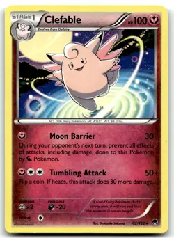 Clefable 82/122 XY - BREAKpoint Rare Normal Pokemon TCG LP - Image 1