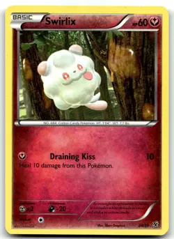 Swirlix 24/39 Kalos Starter Set Common Normal Pokemon TCG LP - Image 1