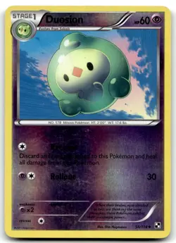 Duosion 56/114 Black and White Uncommon Reverse Holo Pokemon TCG MP - Image 1