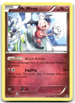 Mr. Mime 97/162 XY - BREAKthrough Rare Normal Pokemon TCG MP - Image 1