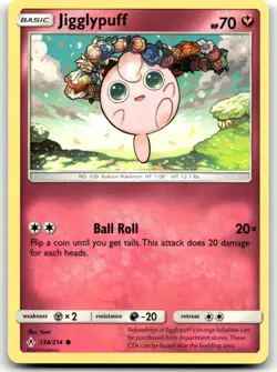 Jigglypuff 134/214 SM - Unbroken Bonds Common Normal Pokemon TCG NM - Image 1
