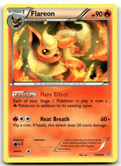 Flareon 13/98 XY - Ancient Origins Uncommon Normal Pokemon TCG LP - Image 1