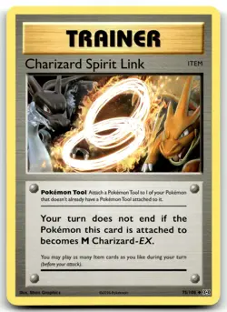 Charizard Spirit Link 75/108 XY - Evolutions Uncommon Normal Pokemon TCG LP - Image 1