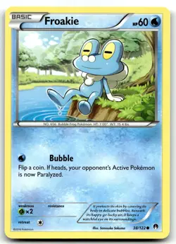 Froakie 38/122 XY - BREAKpoint Common Normal Pokemon TCG LP - Image 1