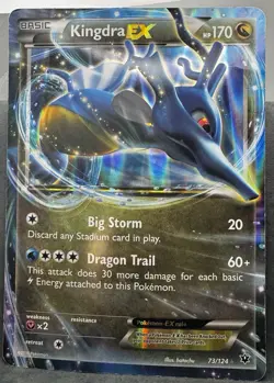 Kingdra EX 073/124 JUMBO Cards Holo Pokemon TCG Moderately Played - Image 1