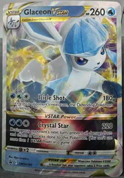 Glaceon VSTAR SWSH197 JUMBO Cards Holo Pokemon TCG Lightly Played - Image 1