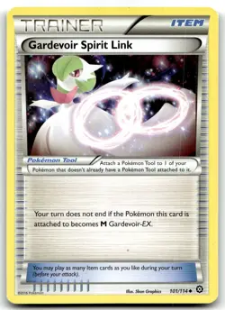 Gardevoir Spirit Link 101/114 XY - Steam Siege Uncommon Normal Pokemon TCG HP - Image 1