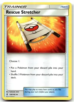 Rescue Stretcher 130/145 SM - Guardians Rising Uncommon Normal Pokemon TCG MP - Image 1