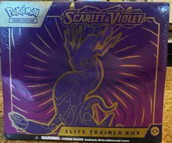 Scarlet & Violet Elite Trainer Box ETB Pokemon TCG Sealed Miraidon - Image 1