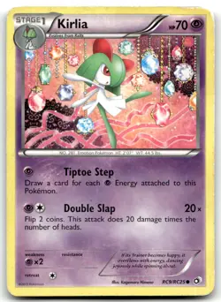Kirlia RC9/RC25 Legendary Treasures: Radiant Collection Common Holo Pokemon HP - Image 1