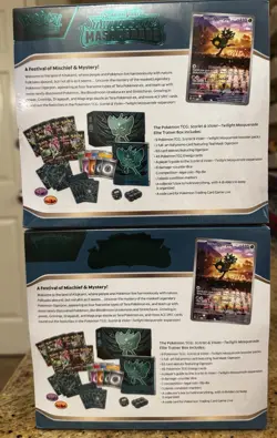 2x Pokemon TCG Twilight Masquerade Elite Trainer Boxes ETB Factory Sealed - Image 4