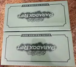 2x Pokemon Scarlet Violet Paradox Rift Elite Trainer Box ETB Iron Valiant Sealed - Image 3