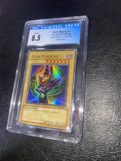 2002 Yu-Gi-Oh Dark Magician LOB-005 Ultra Rare CGC 8.5 Mint Mislabel NOT Reprint - Image 3