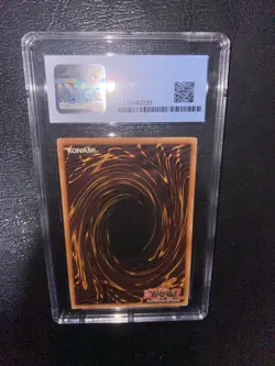 2002 Yu-Gi-Oh Dark Magician LOB-005 Ultra Rare CGC 8.5 Mint Mislabel NOT Reprint - Image 4