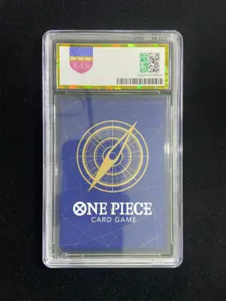 2025 Bandai One Piece TCG Chinese Monkey D. Luffy #OP12-015 SR PGS 9.5 LU57 - Image 2