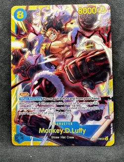 ONE PIECE CCG - Monkey D. Luffy OP11-118 SEC - Secret Rare - Near Mint - Image 1