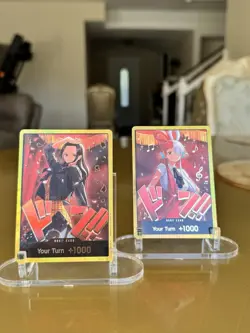 Bandai One Piece TCG Extra Booster Heroines EB-03 Robin 1x UTA 1x Gold Don - Image 1