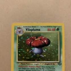 Vileplume 15/64 Jungle Holo Rare Pokemon Card WOTC LP Condition - Image 2