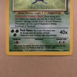 Vileplume 15/64 Jungle Holo Rare Pokemon Card WOTC LP Condition - Image 3