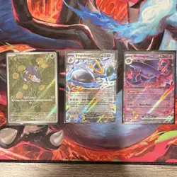Pokemon TCG PFL 3 Card Lot English Nymble Empoleon Mismagius - Image 1