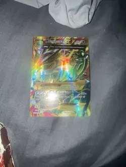Pokemon TCG M Rayquaza EX Full Art Ultra Rare Ancient Origins Card 98/98 - Image 1