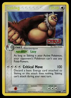 Pokemon Card - Slaking Power Keepers 13/108 Reverse Holo STAMPED - Image 1