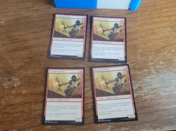 MTG Magic The Gathering Card 4x Firebrand Archer Hour of Devastation Pauper Red - Image 1