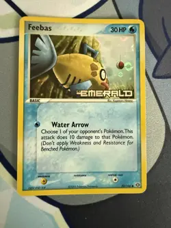 Pokemon TCG Feebas Holo 50/106 Emerald Stamp Pokemon Card - Image 1