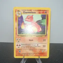 Pokemon Charmeleon Regular Base Set 24/102 Pokemon Card TCG English - Image 2