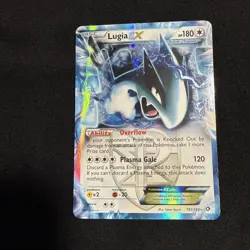 Lugia EX 102/113 Legendary Treasures Ultra Rare Holo Pokemon Card DMG - Image 1