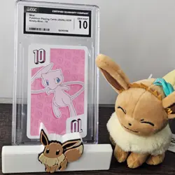 Mew CGC 10 Gem Mint 2020 Pokemon × Nintendo Playing Card (Ninety-Nine Deck) KOR - Image 4