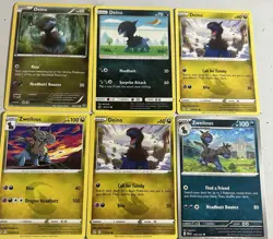 Pokemon TCG Deino & Zweilous Lot Of 6 Cards From Various Sets Near Mint - Image 1