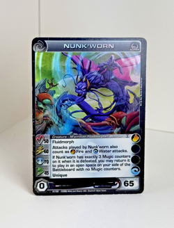 Nunk'worn - 1st edition -Super rare - Foil - Chaotic Card TCG - 50/60/70/45 - Image 2