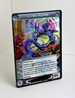 Nunk'worn - 1st edition -Super rare - Foil - Chaotic Card TCG - 50/60/70/45 - Image 3