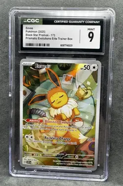 Eevee 173 Sv: Scarlet & Violet Promo Cards Holo Graded CGC 9 - Image 1