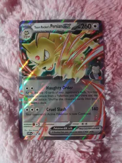 Team Rocket's Persian ex - 218 SVP SV: Scarlet & Violet Promo Cards Promo - Image 1