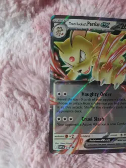 Team Rocket's Persian ex - 218 SVP SV: Scarlet & Violet Promo Cards Promo - Image 2