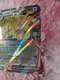 Team Rocket's Persian ex - 218 SVP SV: Scarlet & Violet Promo Cards Promo - Image 3