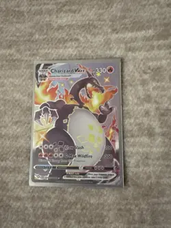 Pokemon TCG Charizard VMAX Darkness Ablaze Holo Ultra Rare Card PSA 8 020/189 - Image 1