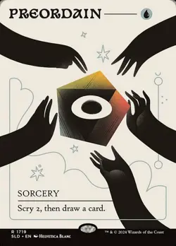MTG Preordain (1719), NM-Mint, English Secret Lair Drop Series - Image 1