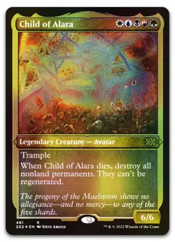 Child of Alara (Foil Etched) #481 (NM) Double Masters 2022 2X2 Magic MTG - Image 1