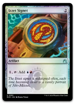 Izzet Signet #261 (Foil) (NM) Ravnica Remastered RVR Magic MTG - Image 1