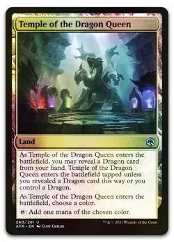 Temple of the Dragon Queen #260 (Foil) (NM) Forgotten Realms AFR Magic MTG - Image 1