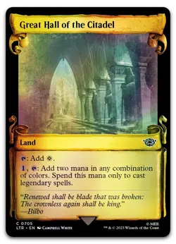 Great Hall of the Citadel (Showcase Scrolls) #705 (Foil) NM Lord of the Rings - Image 1