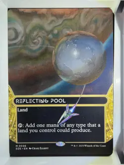 Reflecting Pool (Borderless) - M36 - MTG - Edge of Eternities (EOS) - Image 1